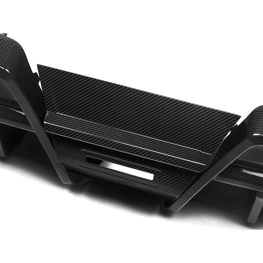 BMW M5 G90 G99 Prepreg Carbon Fibre Rear Diffuser - aggressive track-inspired aerodynamic upgrade