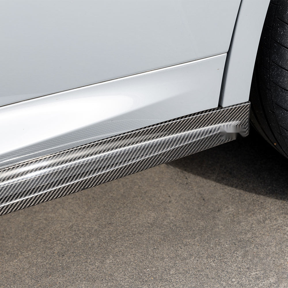BMW X3M F97 X4M F98 Carbon Fibre Side Skirts - prepreg aerodynamic body kit upgrade