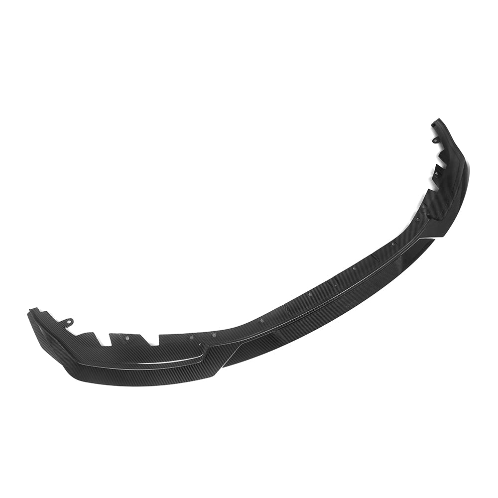 BMW M2 G87 Prepreg Carbon Fibre Front Lip - V3 one-piece splitter with OEM fitment